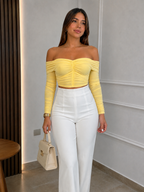 BLUSA FRUNCIDA CORAZON AURA