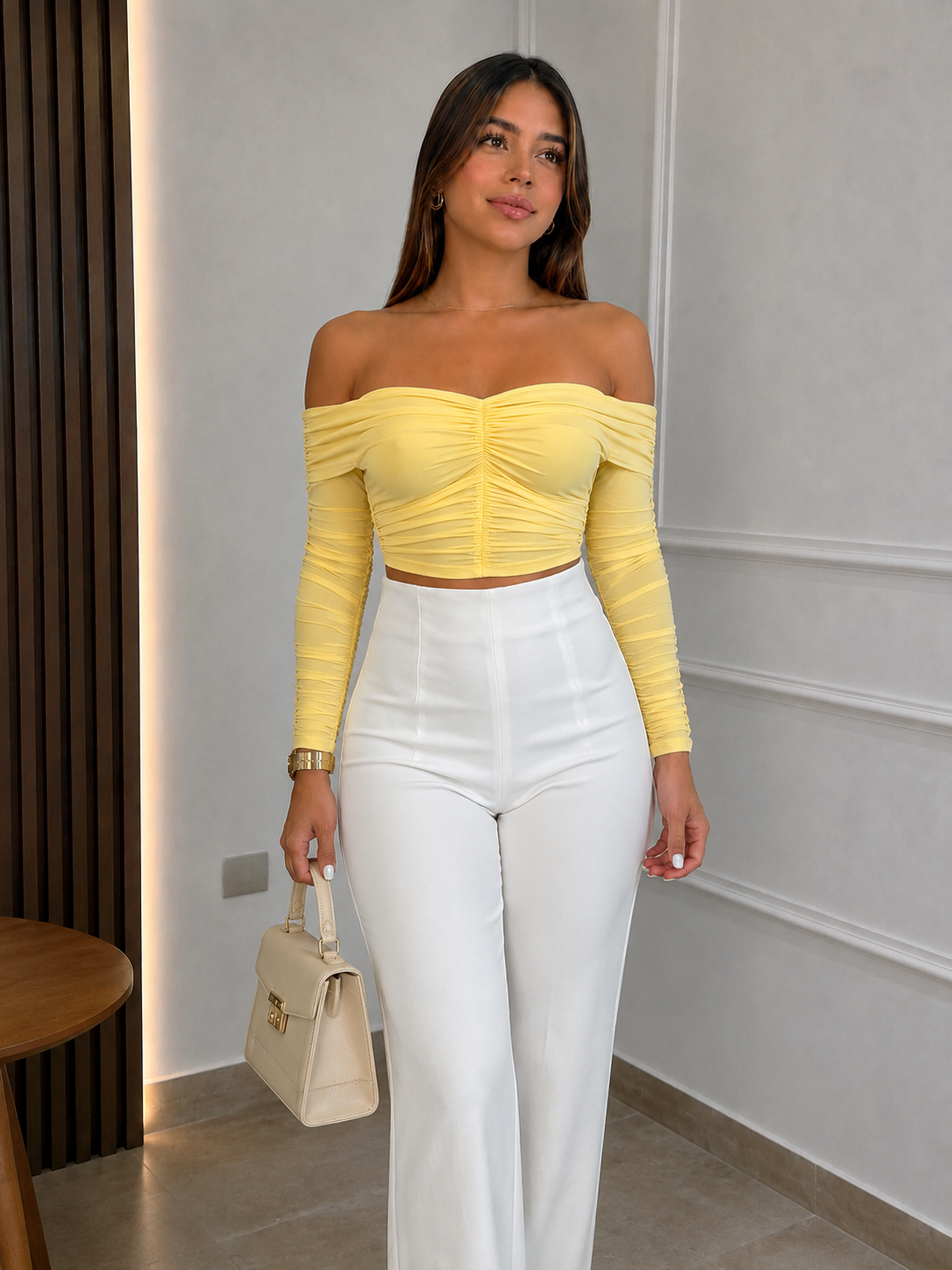BLUSA FRUNCIDA CORAZON AURA