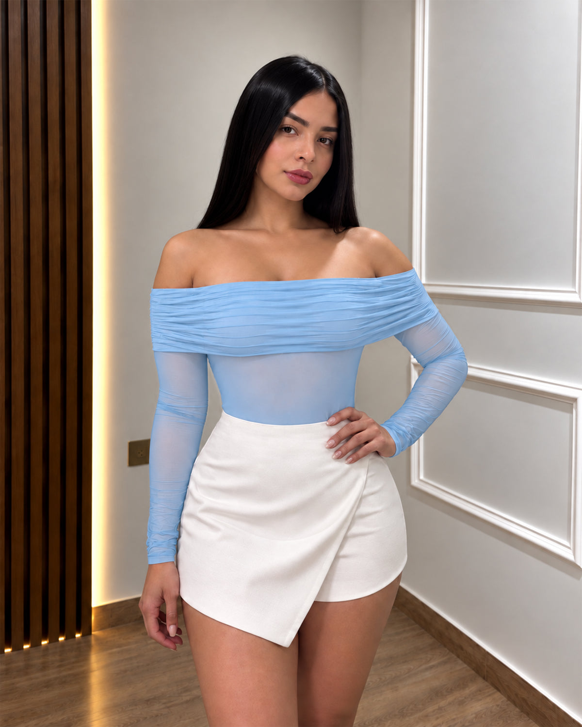 BODY BANDEJA MANGA LARGA AURA