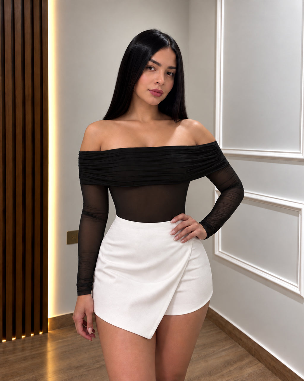 BODY BANDEJA MANGA LARGA AURA