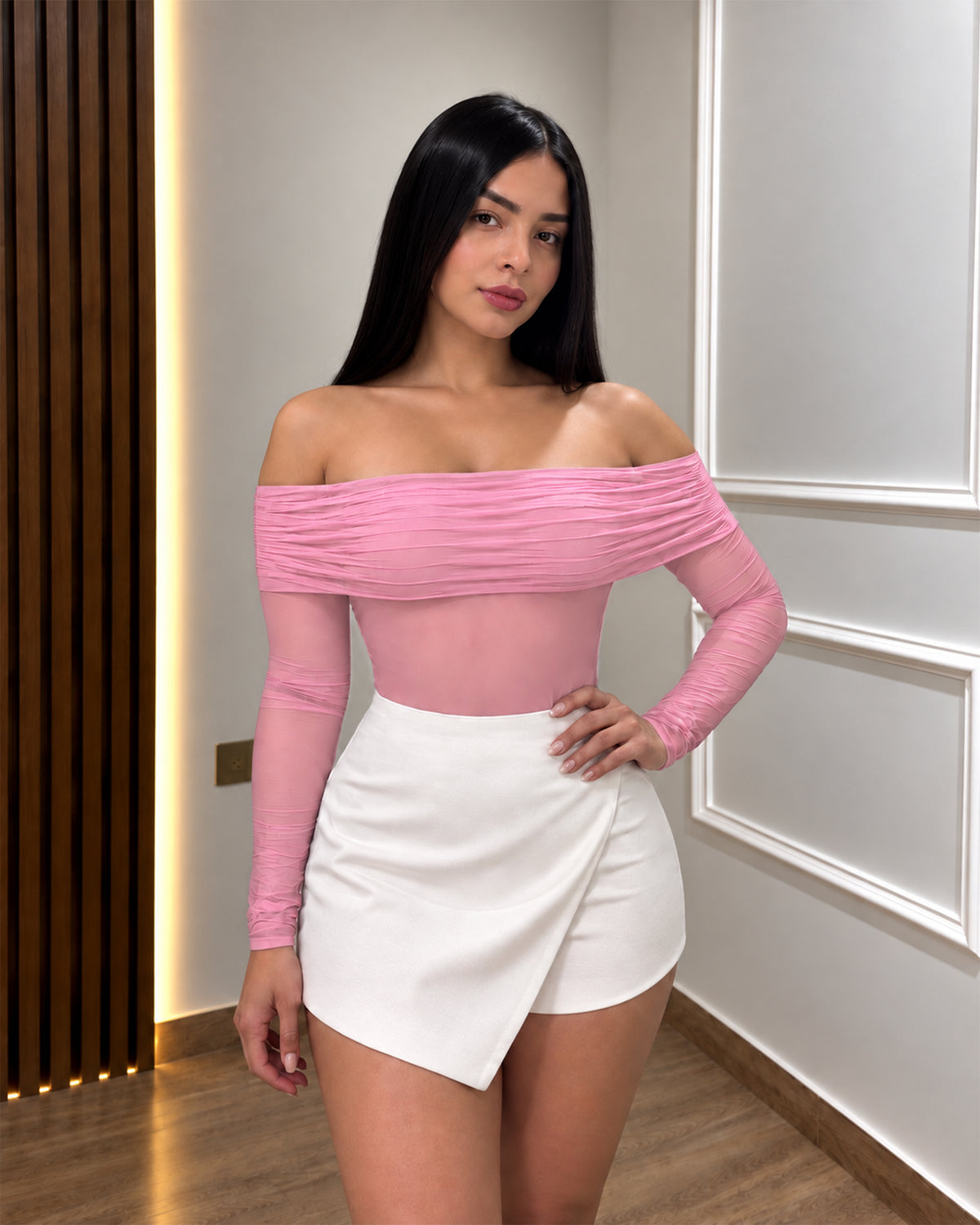 BODY BANDEJA MANGA LARGA AURA