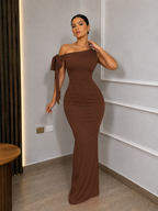 VESTIDO LARGO LAZO AURA