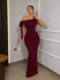 VESTIDO LARGO LAZO AURA