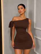 VESTIDO LAZO CORTO AURA