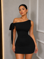 VESTIDO LAZO CORTO AURA
